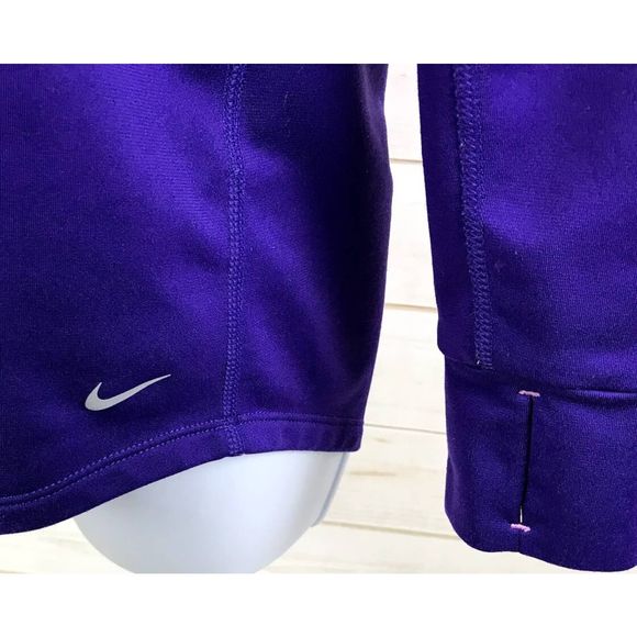 NEW Womens Small NIKE Running Sweatshirt Sweater Pullover Turtle-Neck 659996-547 - Picture 4 of 5